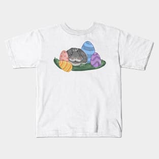 Sleeping Rabbit with the eggs Kids T-Shirt